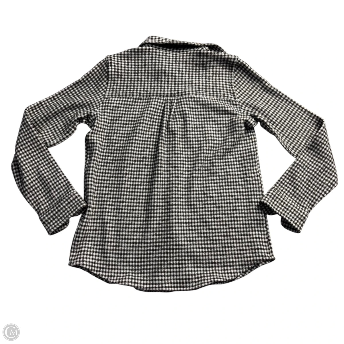 Top Long Sleeve By Faherty In Checkered Pattern, Size: Xs