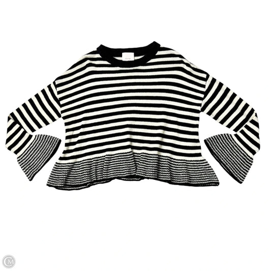 Sweater Designer By Cinc A Sept In Striped Pattern, Size: S