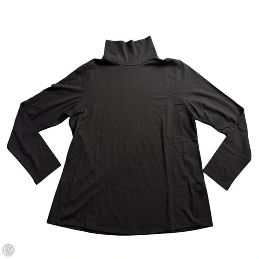 Top Long Sleeve By J. Jill In Black, Size: M