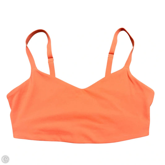 Athletic Bra By Athleta In Orange, Size: Xs