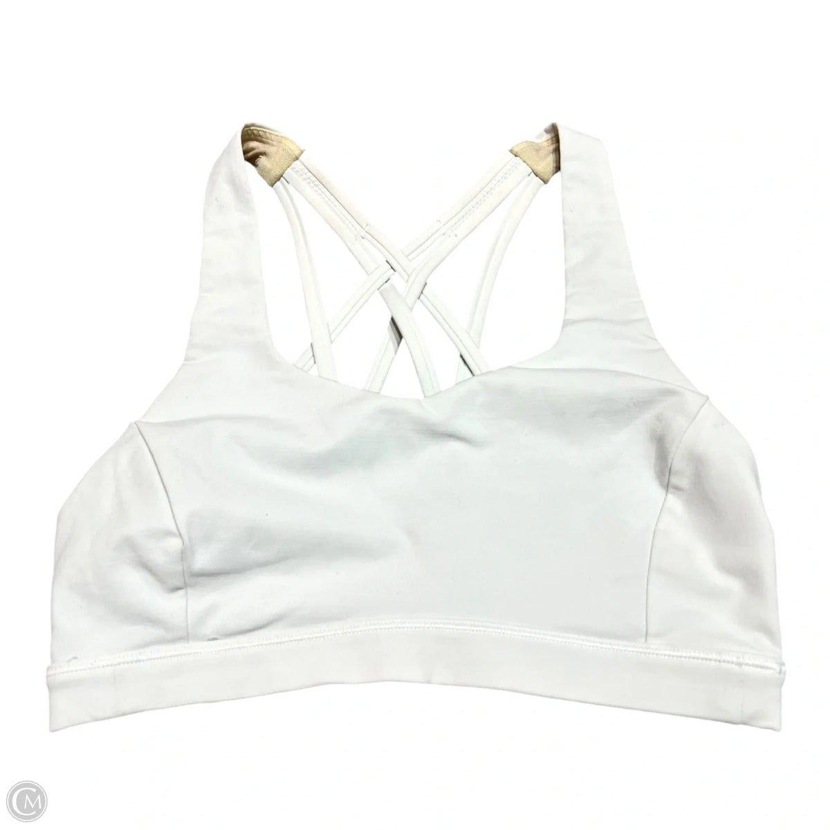 Athletic Bra By Lululemon In White, Size: Xs