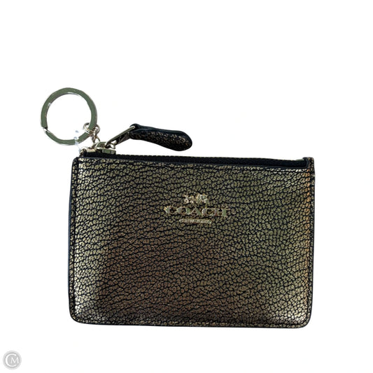 Coin Purse Designer By Coach, Size: Small