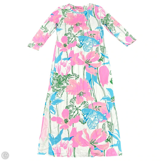 Dress Designer By Lilly Pulitzer In Floral Print, Size: S
