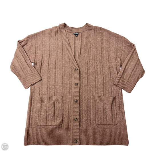 Sweater Cardigan By Torrid In Brown, Size: 2x