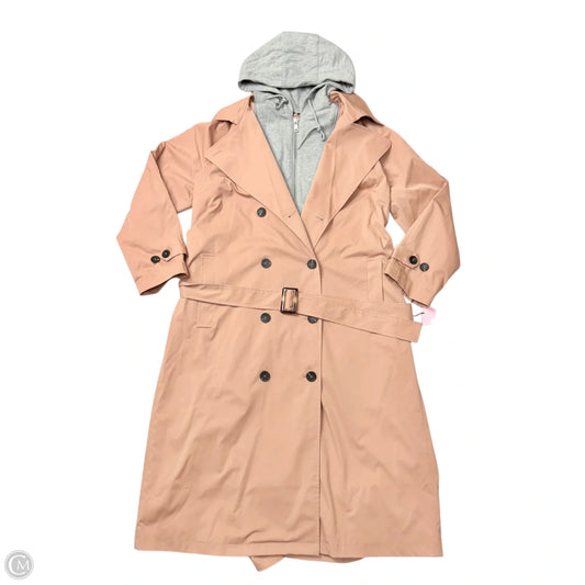 Coat Trench Coat By Avec Les Filles In Pink, Size: L