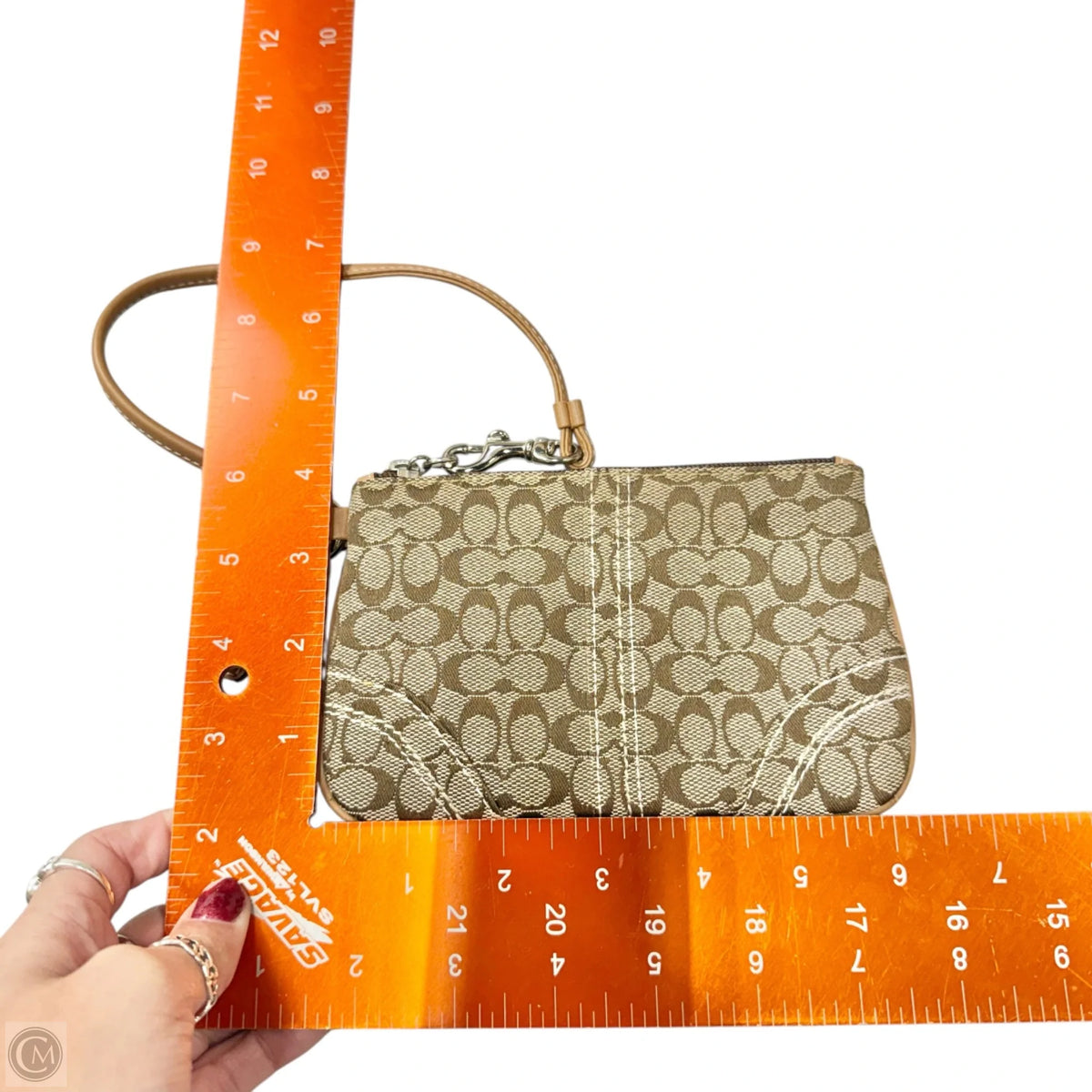 Wristlet Designer By Coach, Size: Small