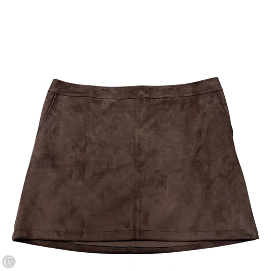Skirt Mini & Short By Loft In Brown, Size: 22
