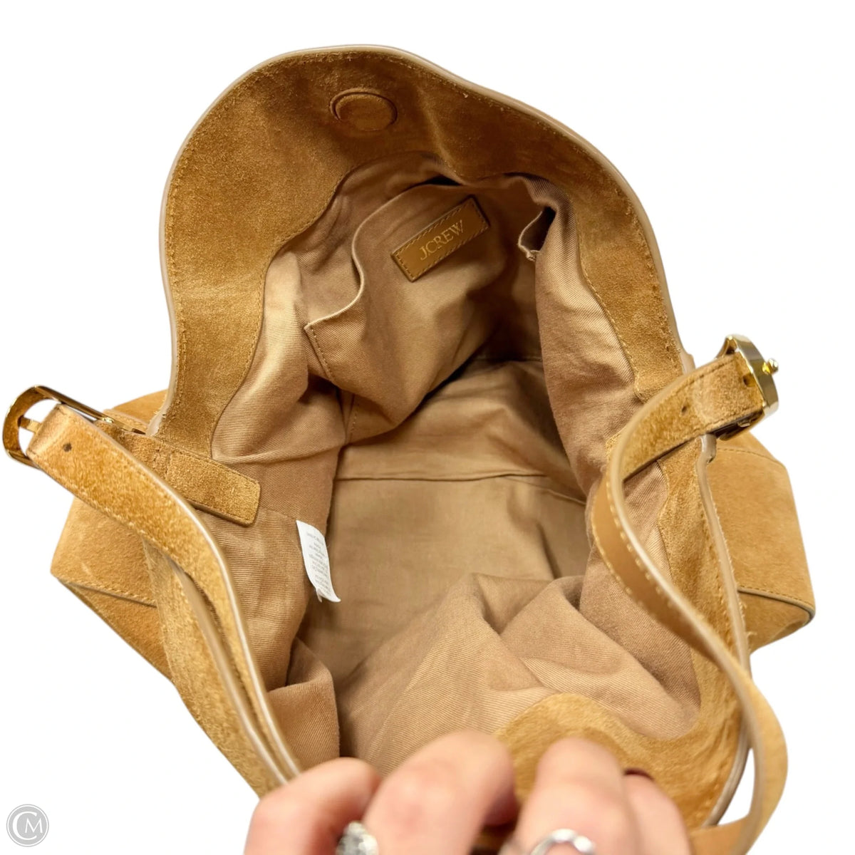 Handbag Leather By J. Crew, Size: Medium