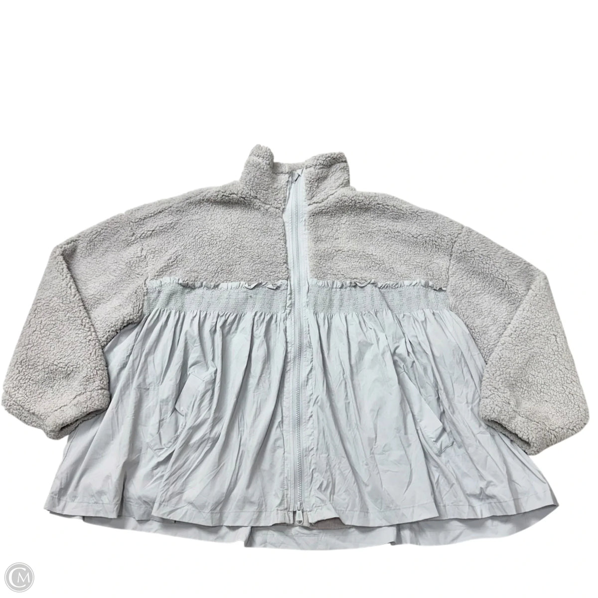 Athletic Jacket By Free People In Grey, Size: S