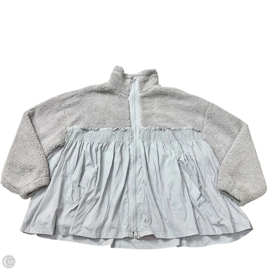 Athletic Jacket By Free People In Grey, Size: S