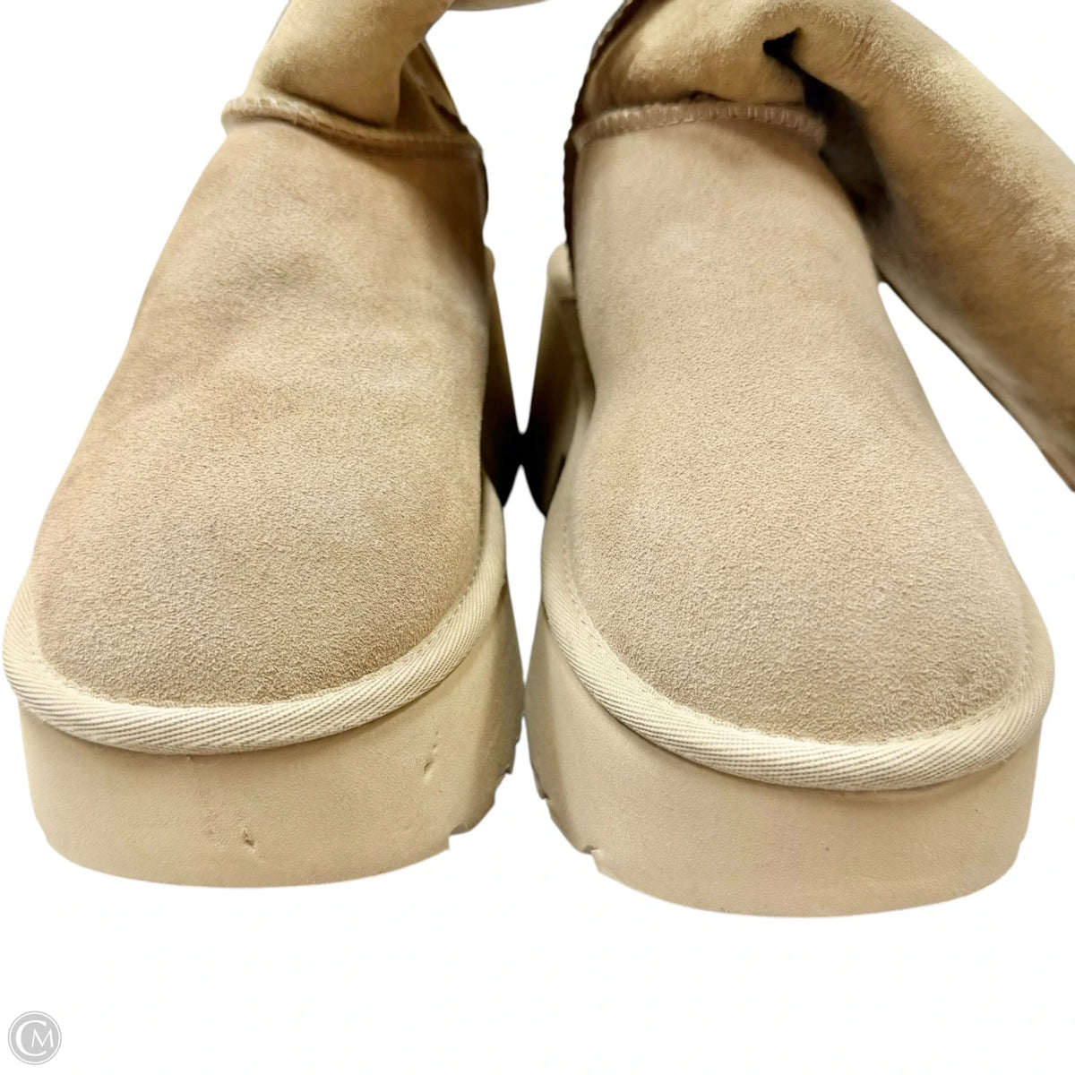 Boots Designer By Ugg In Tan, Size: 8