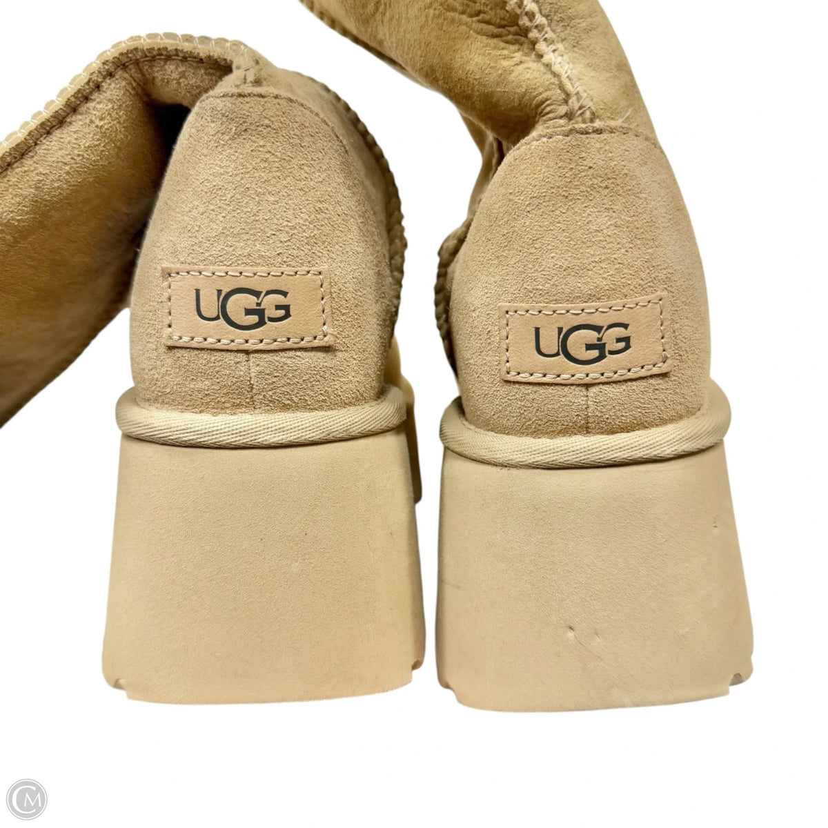 Boots Designer By Ugg In Tan, Size: 8