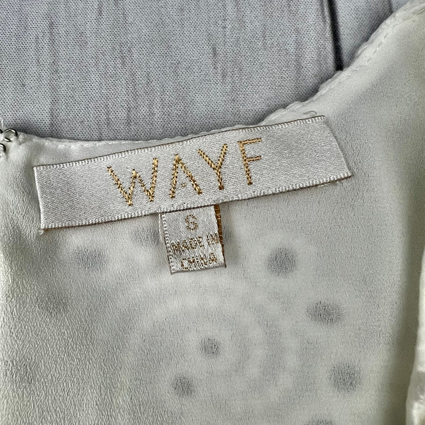 White Dress Casual Midi By Wayf, Size: S