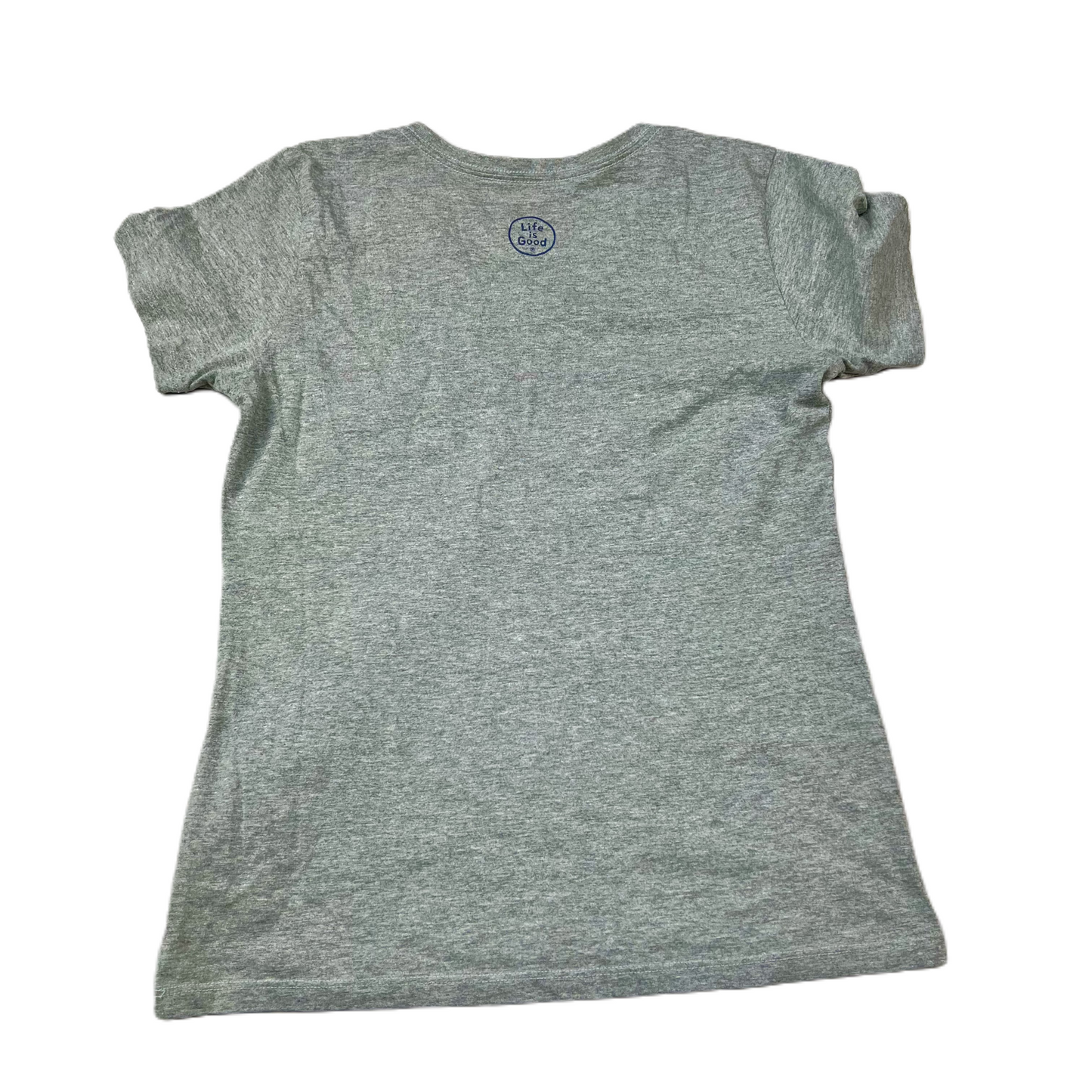 Grey Top Short Sleeve By Life Is Good, Size: S