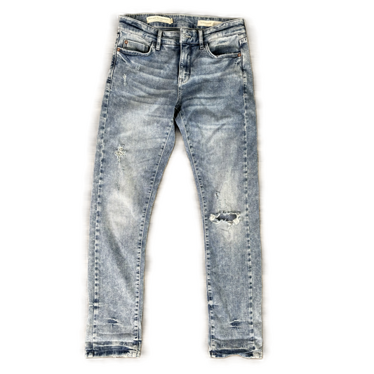 Jeans Straight By Pilcro In Blue Denim, Size: 2