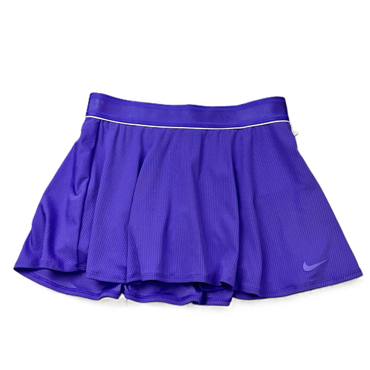 Purple Athletic Skort By Nike Apparel, Size: M