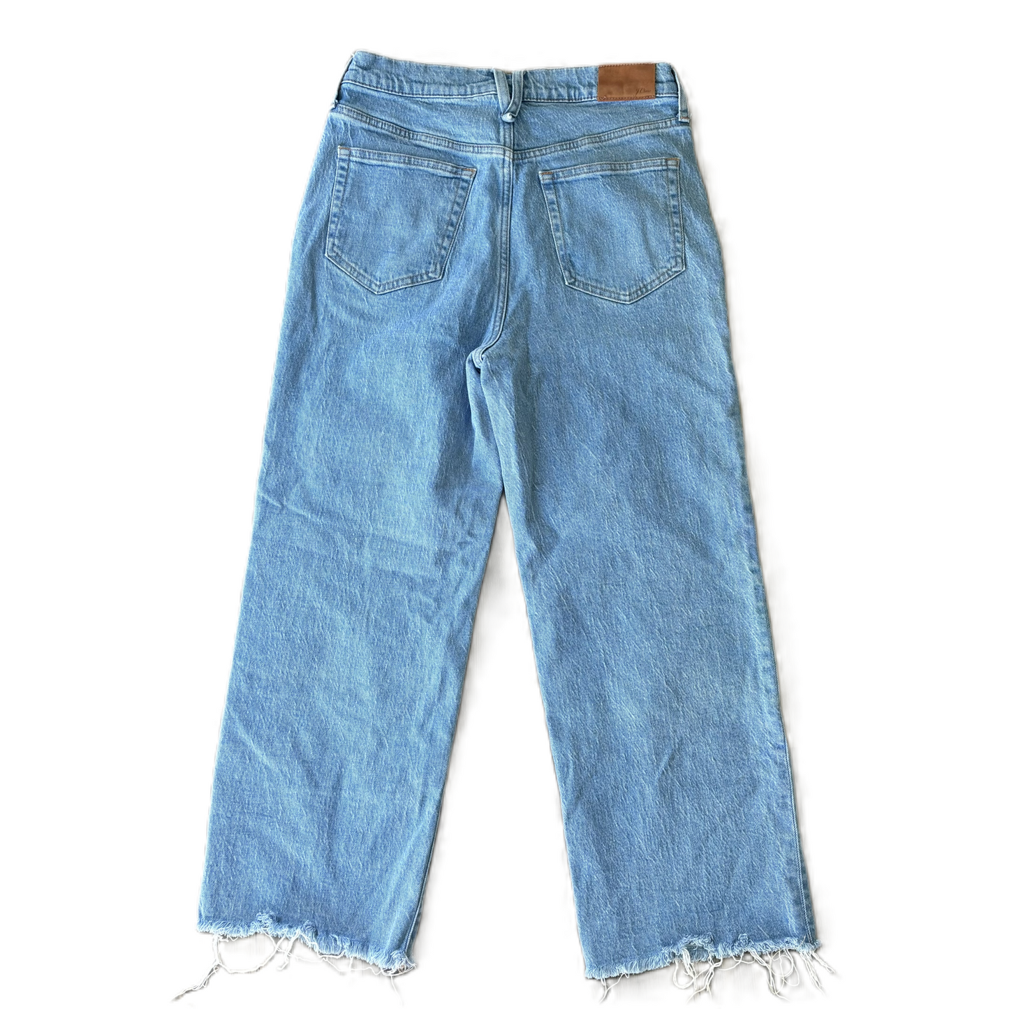 Jeans Wide Leg By J. Crew In Blue Denim, Size: 8