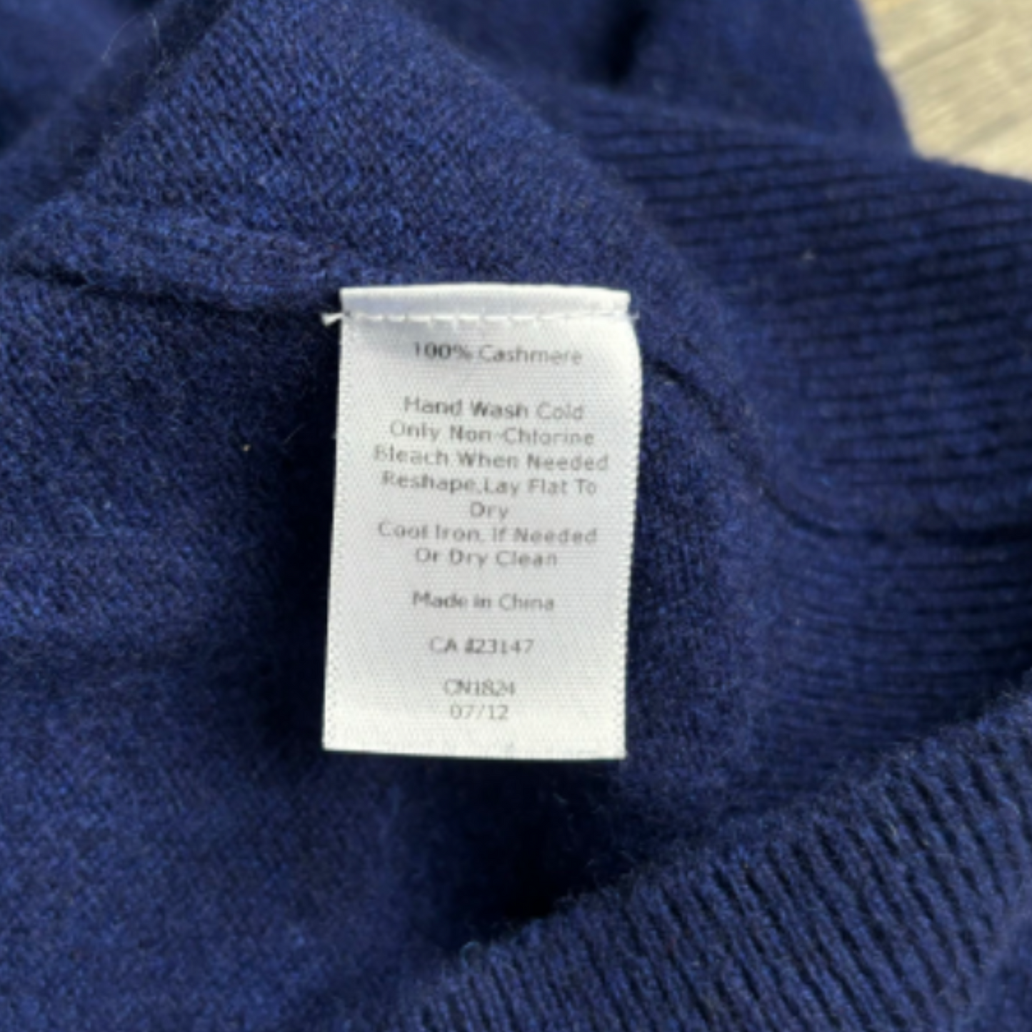 Sweater Cashmere By Talbots In Blue, Size: Sp