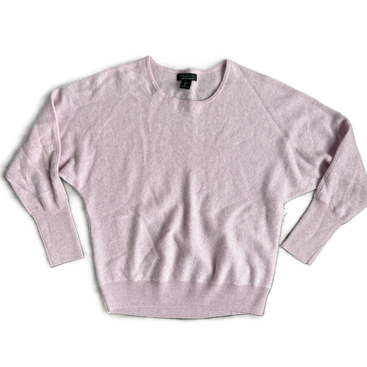 Sweater Cashmere By Tahari By Arthur Levine In Pink, Size: L