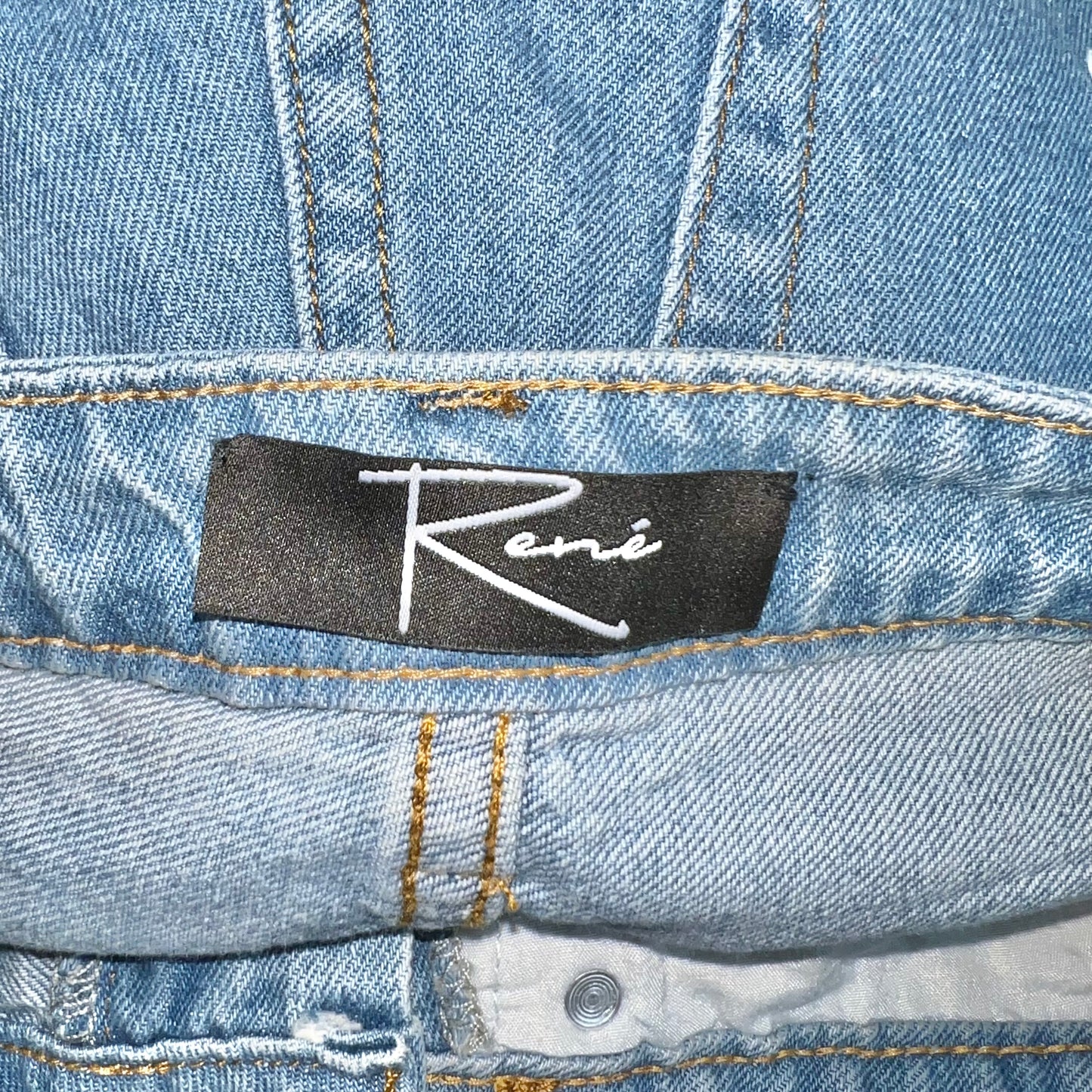 Blue Denim Shorts By Rene, Size: S