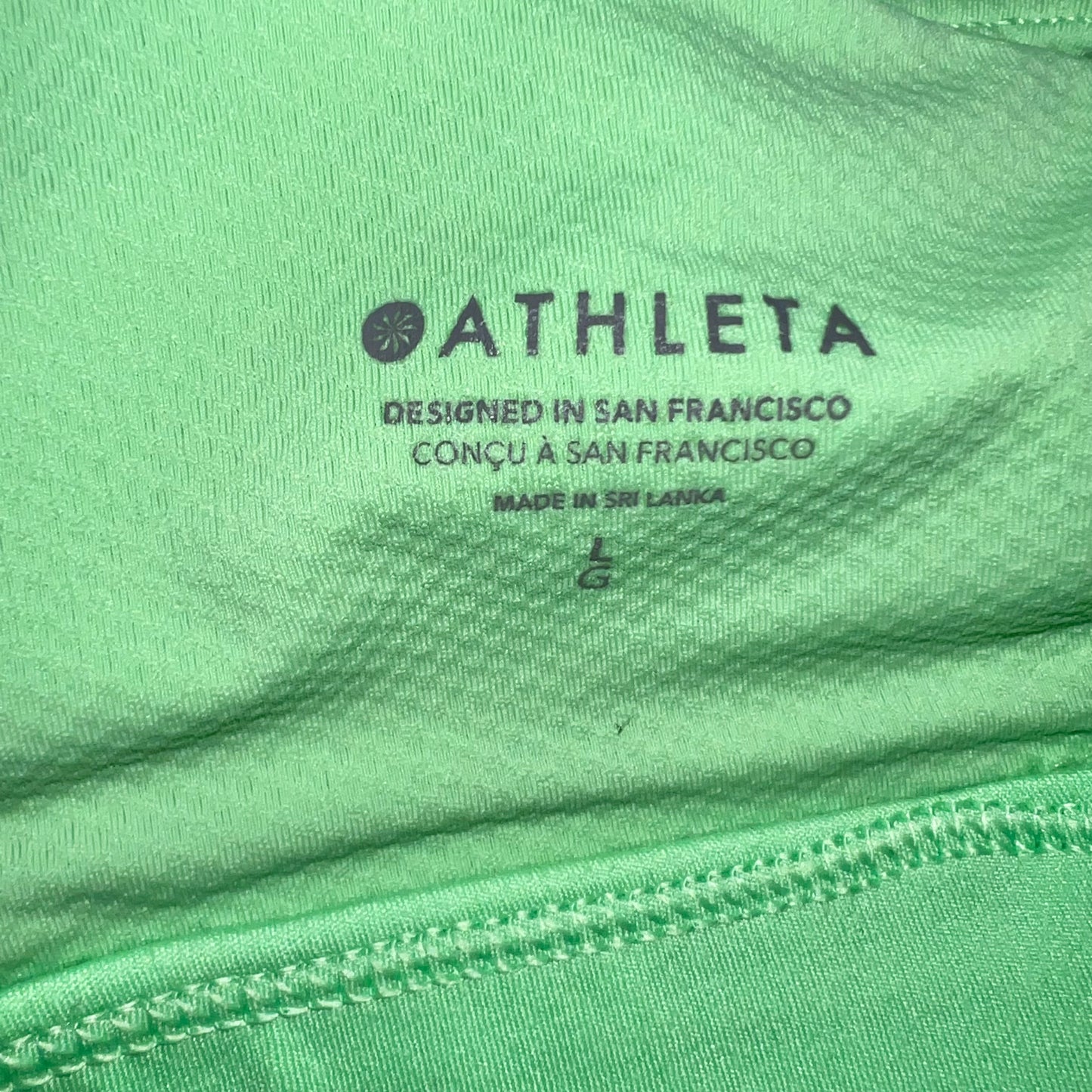 Green Athletic Bra By Athleta, Size: L