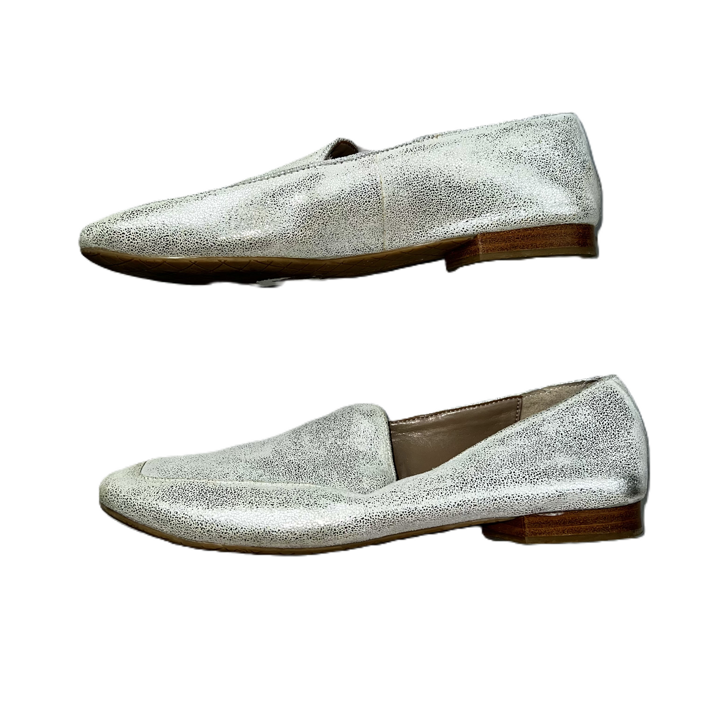 Shoes Flats By Donald Pliner In Silver, Size: 8