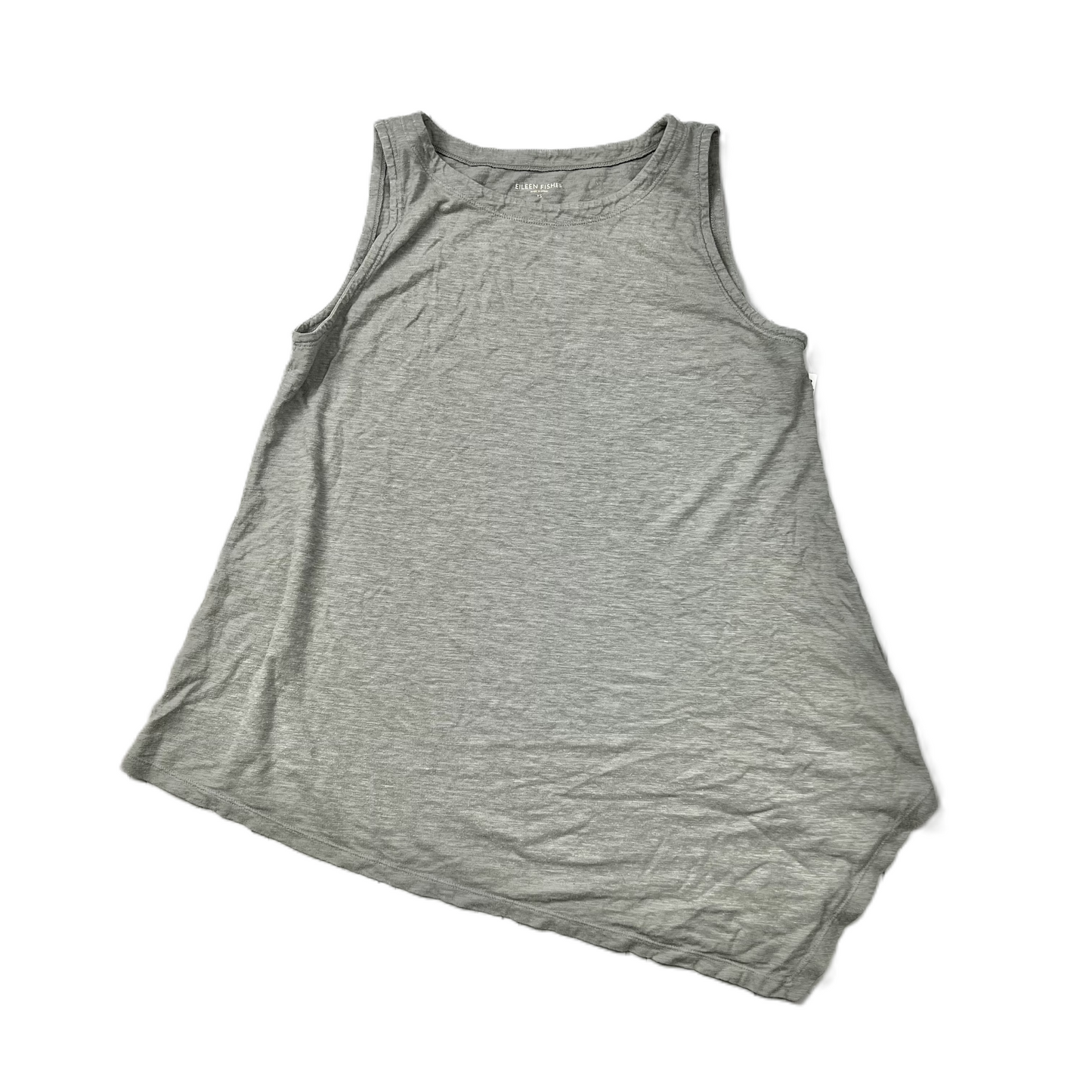 Grey Top Sleeveless Basic By Eileen Fisher, Size: Xs