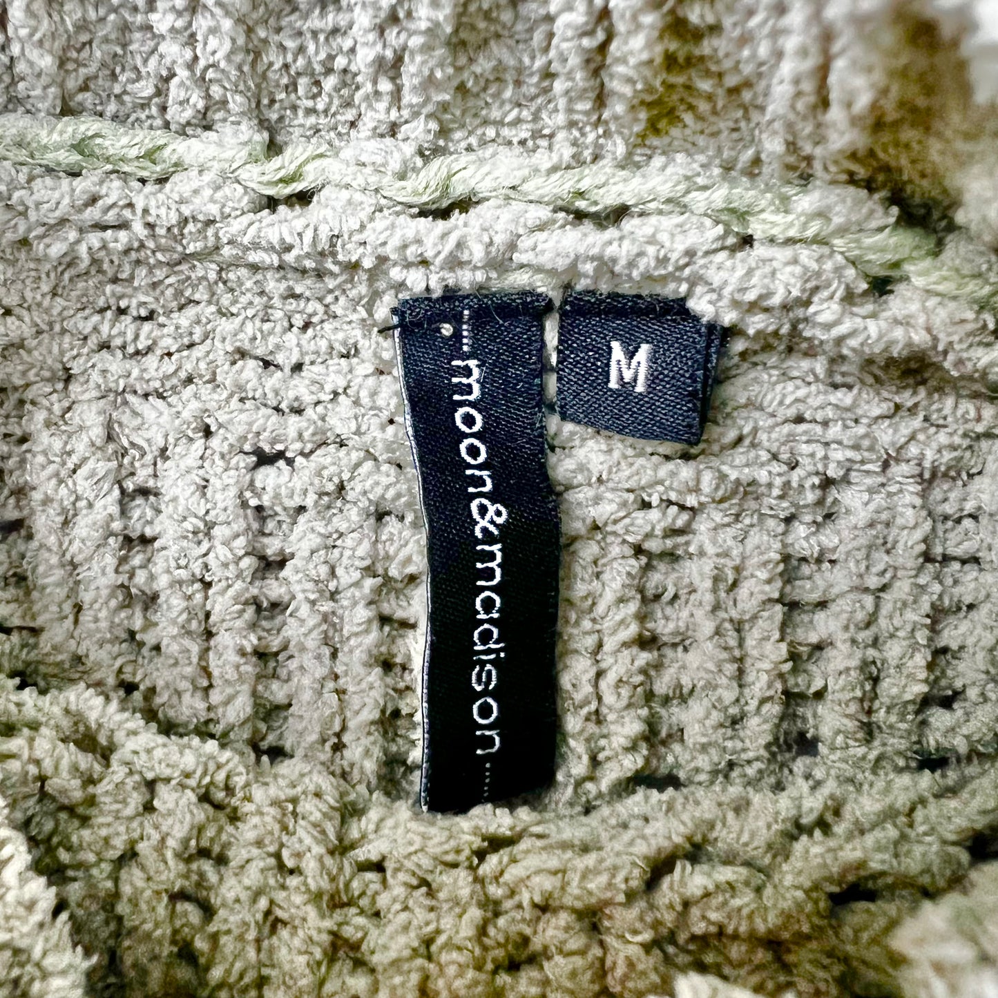 Green Sweater By Moon & Madison, Size: M