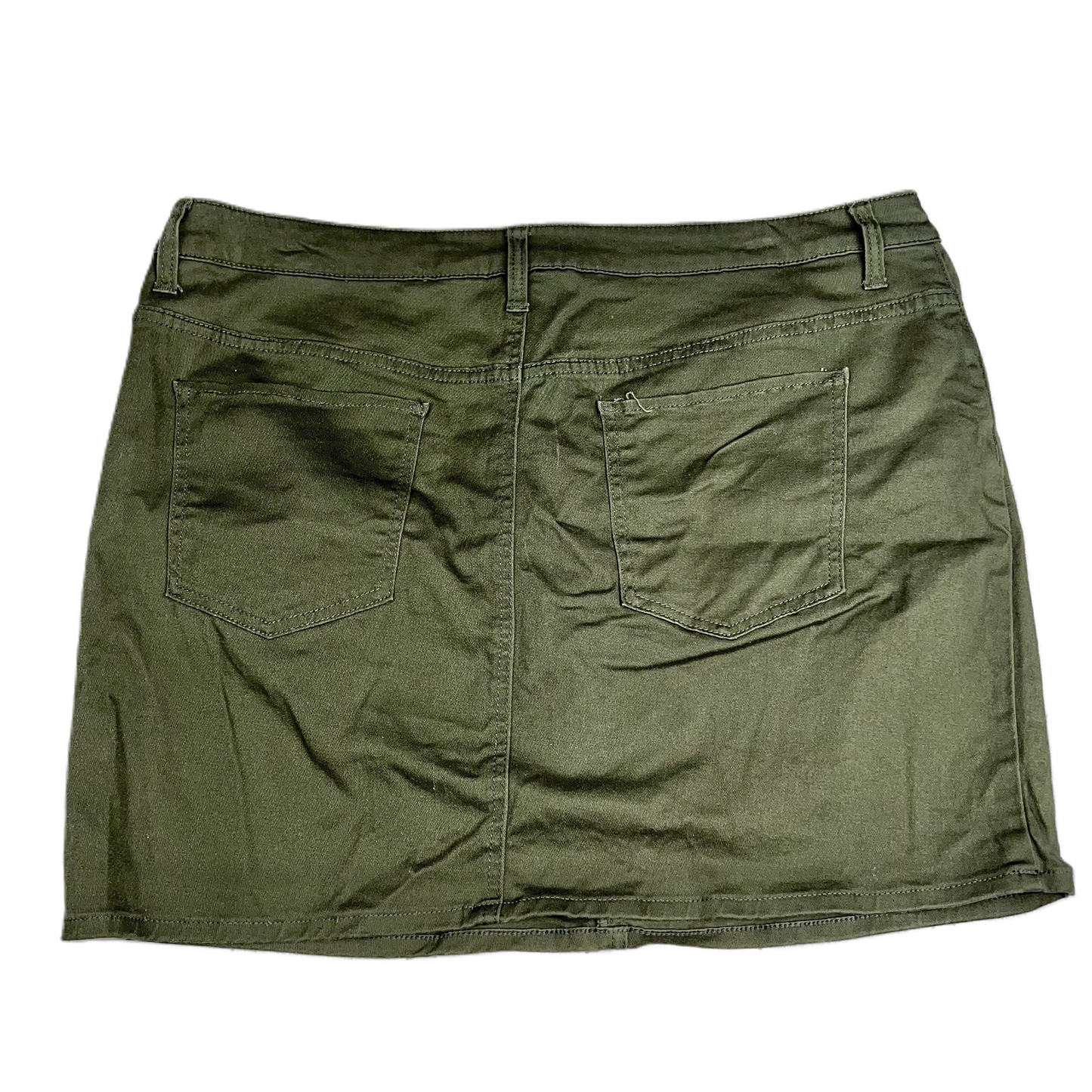 Green Skirt Mini & Short By New York And Co, Size: 16