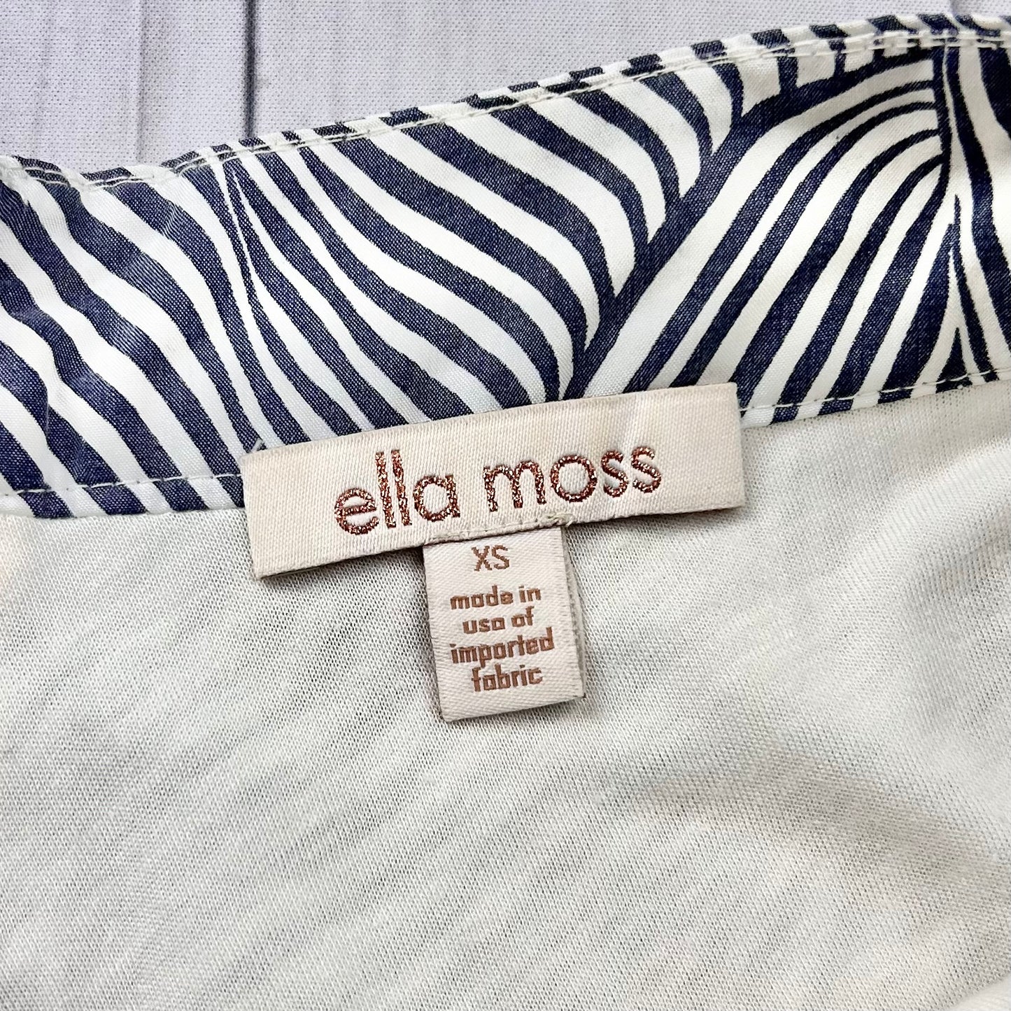 Striped Pattern Skirt Mini & Short By Ella Moss, Size: Xs