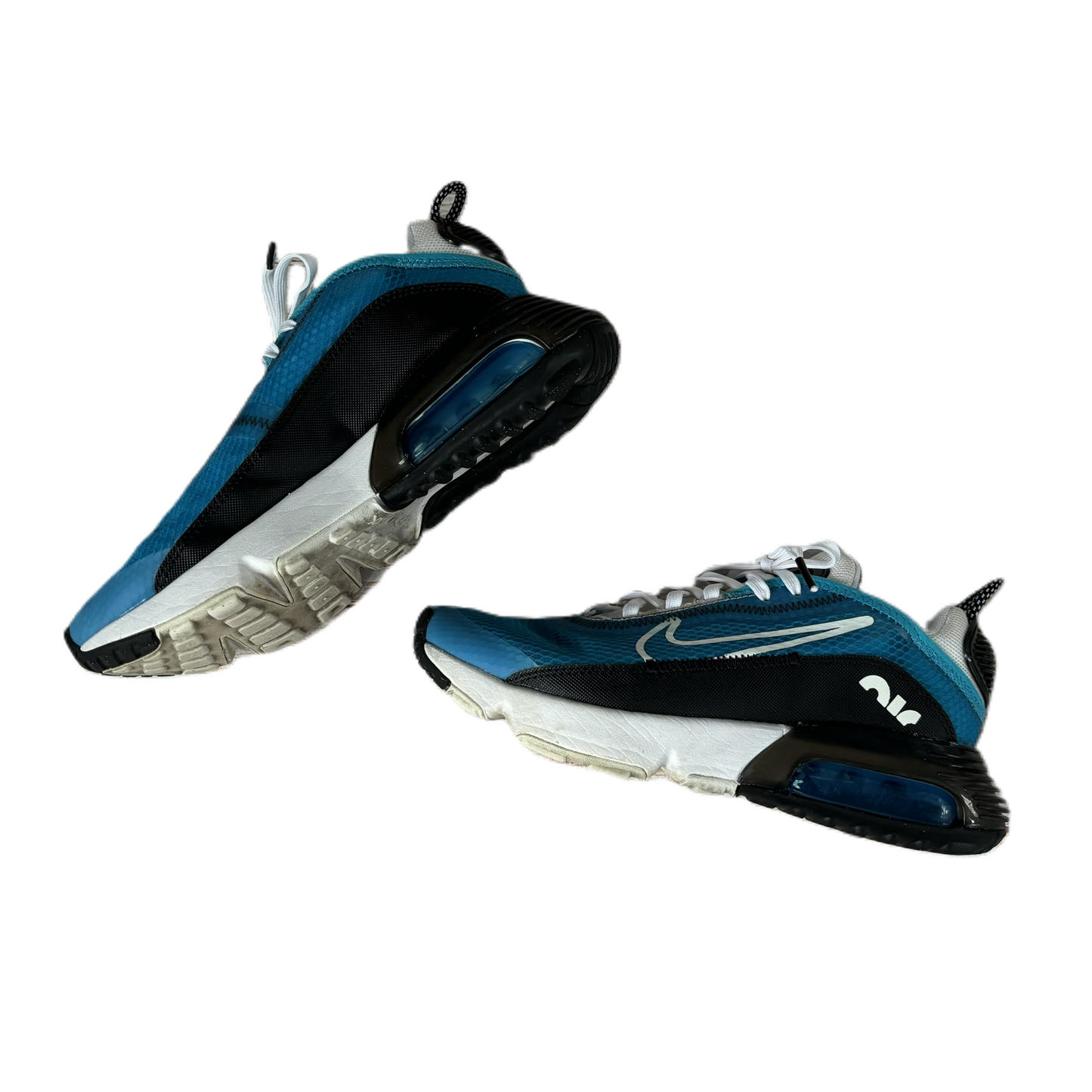 Shoes Sneakers By Nike In Black & Blue, Size: 6