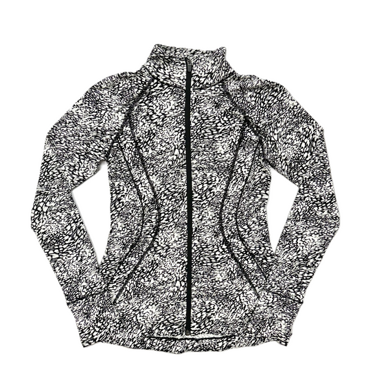 Athletic Jacket By Athleta In Black & White, Size: Xs