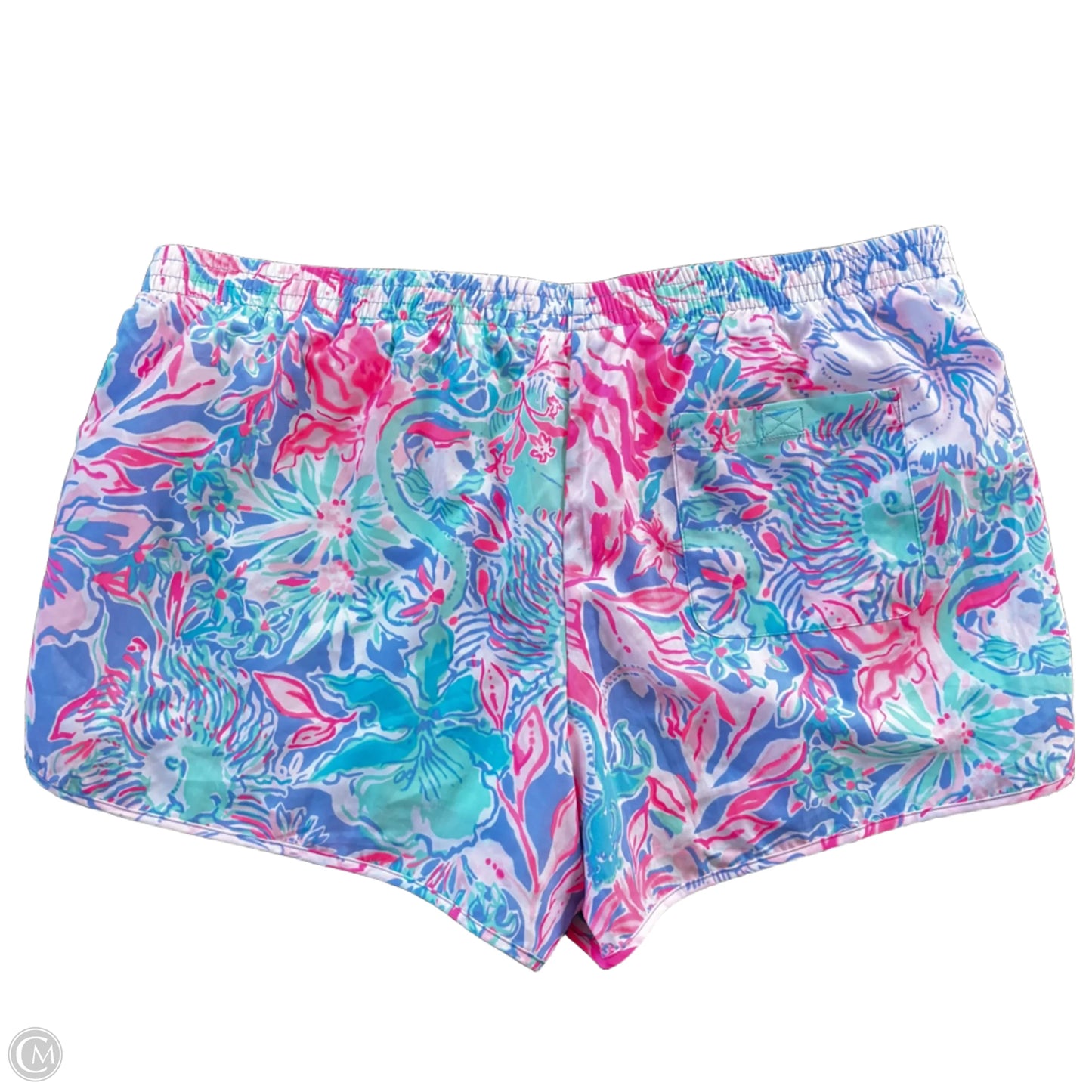 Shorts Designer By Lilly Pulitzer In Floral Print, Size: Xl