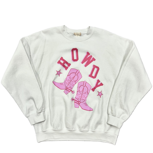 Sweatshirt Crewneck By Altard State In Pink & White, Size: S