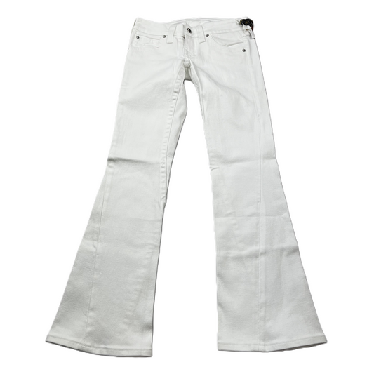 Jeans Flared By True Religion In White, Size: 4