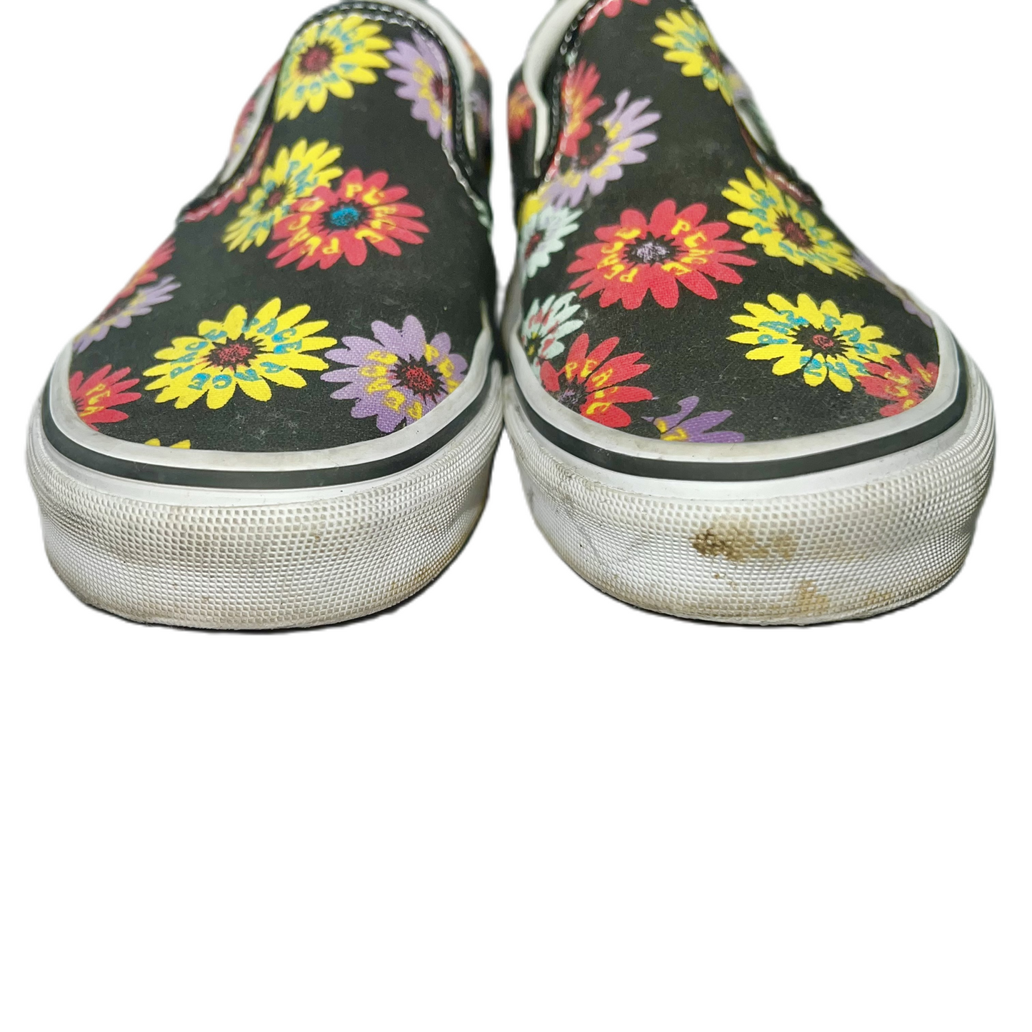 Shoes Flats By Vans In Floral Print, Size: 6.5