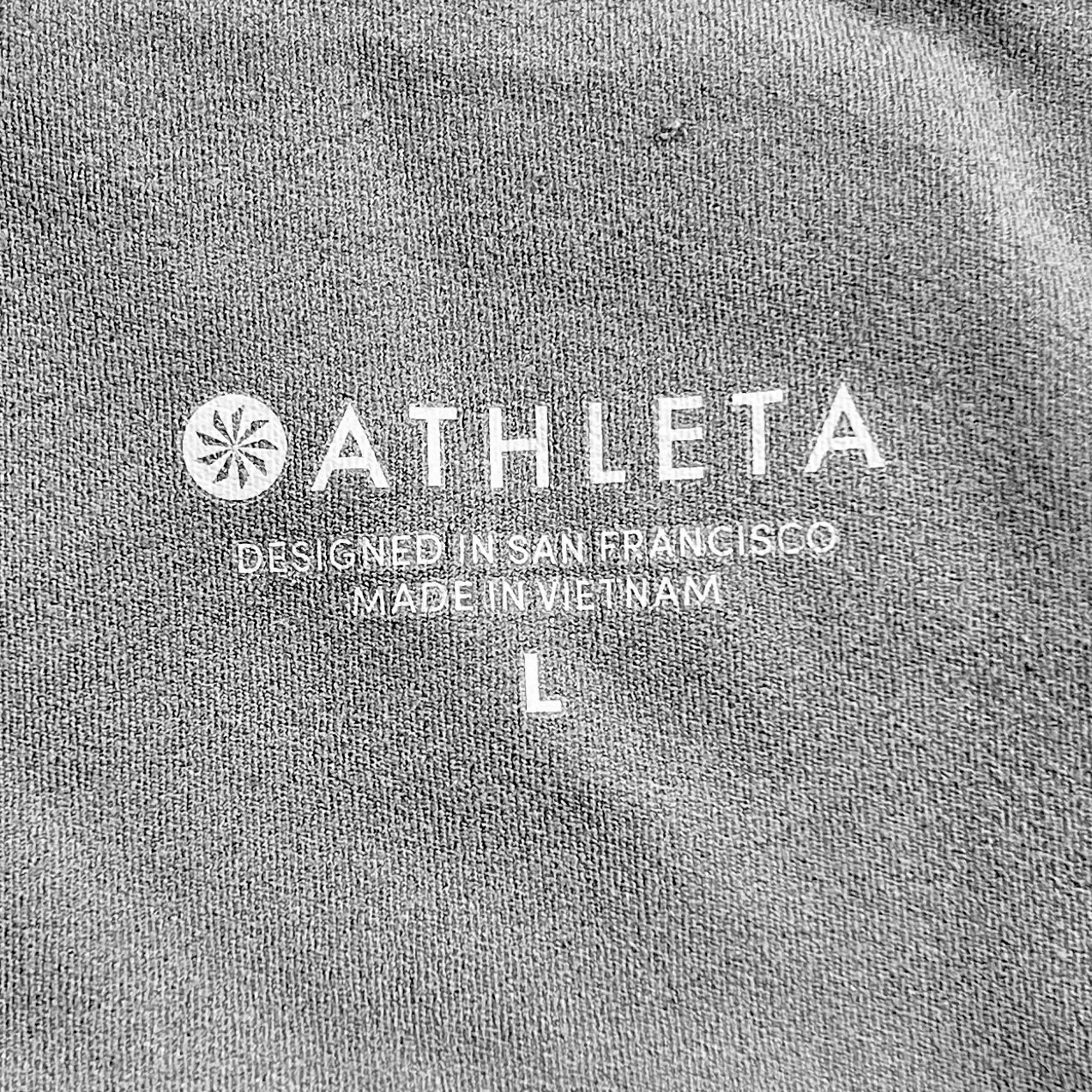 Grey Athletic Leggings By Athleta, Size: L