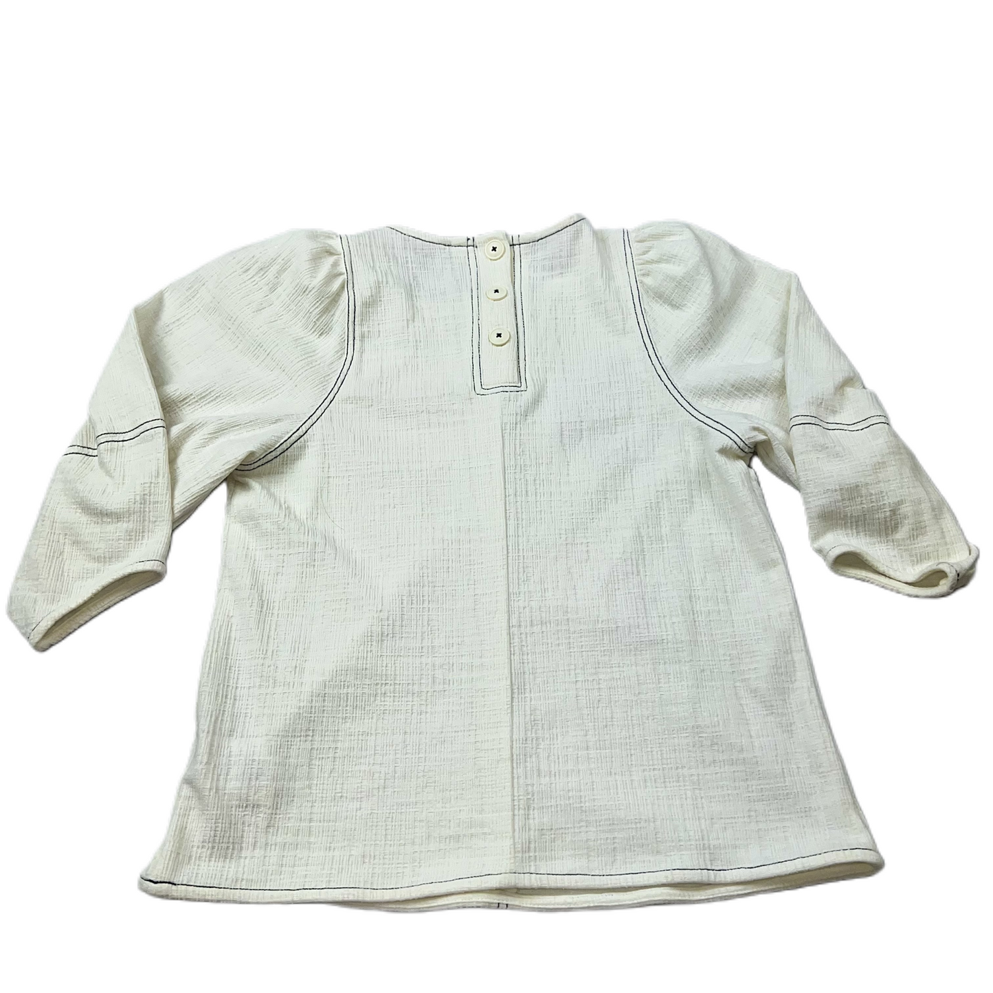 Top Long Sleeve By Current Air In Cream, Size: Xs