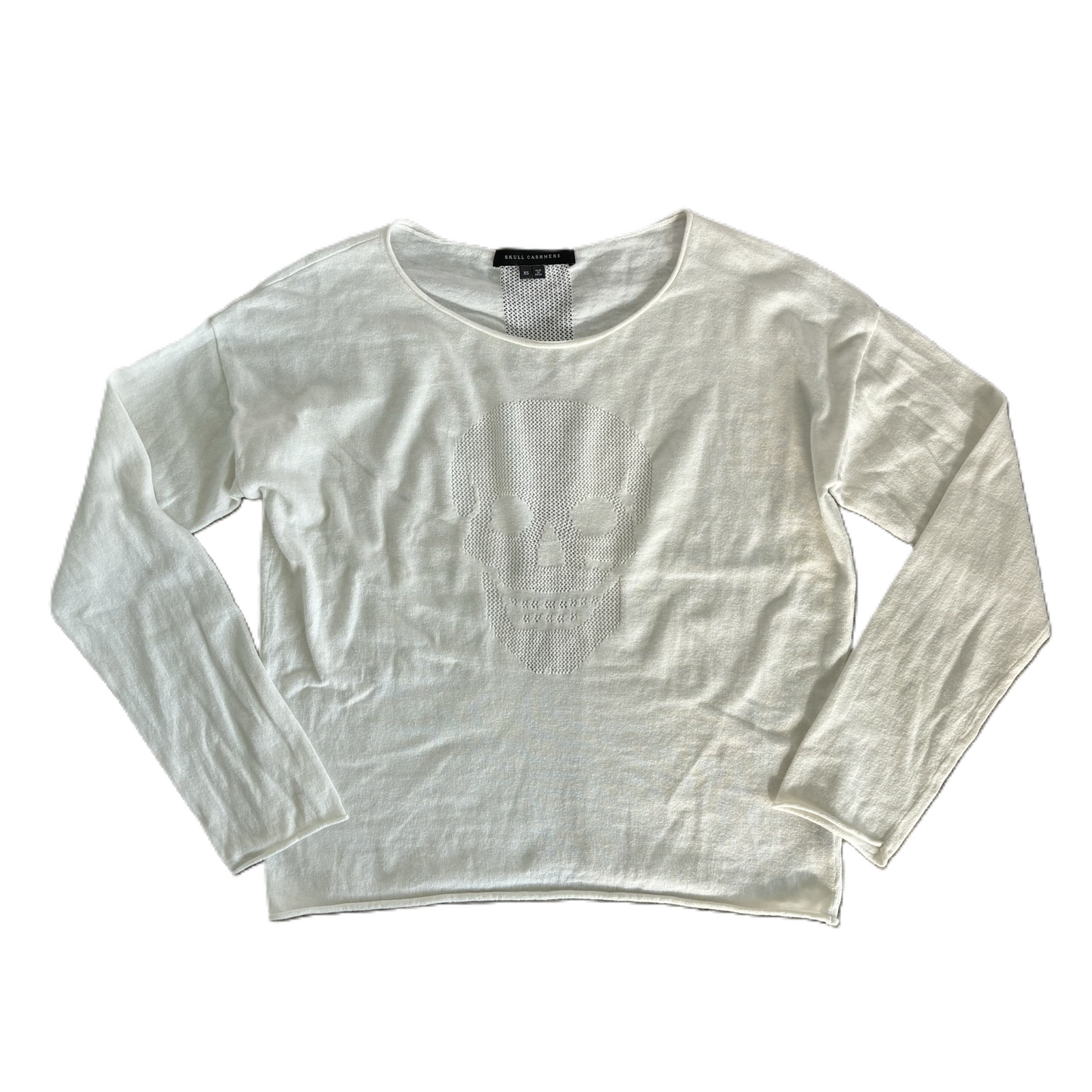 Sweater Cashmere By Skull Cashmere White, Size: Xs