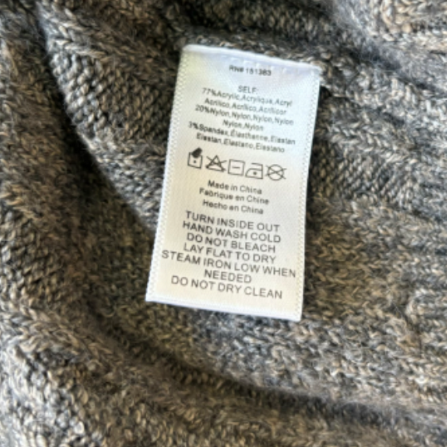 Sweater By Current Air In Grey, Size: L