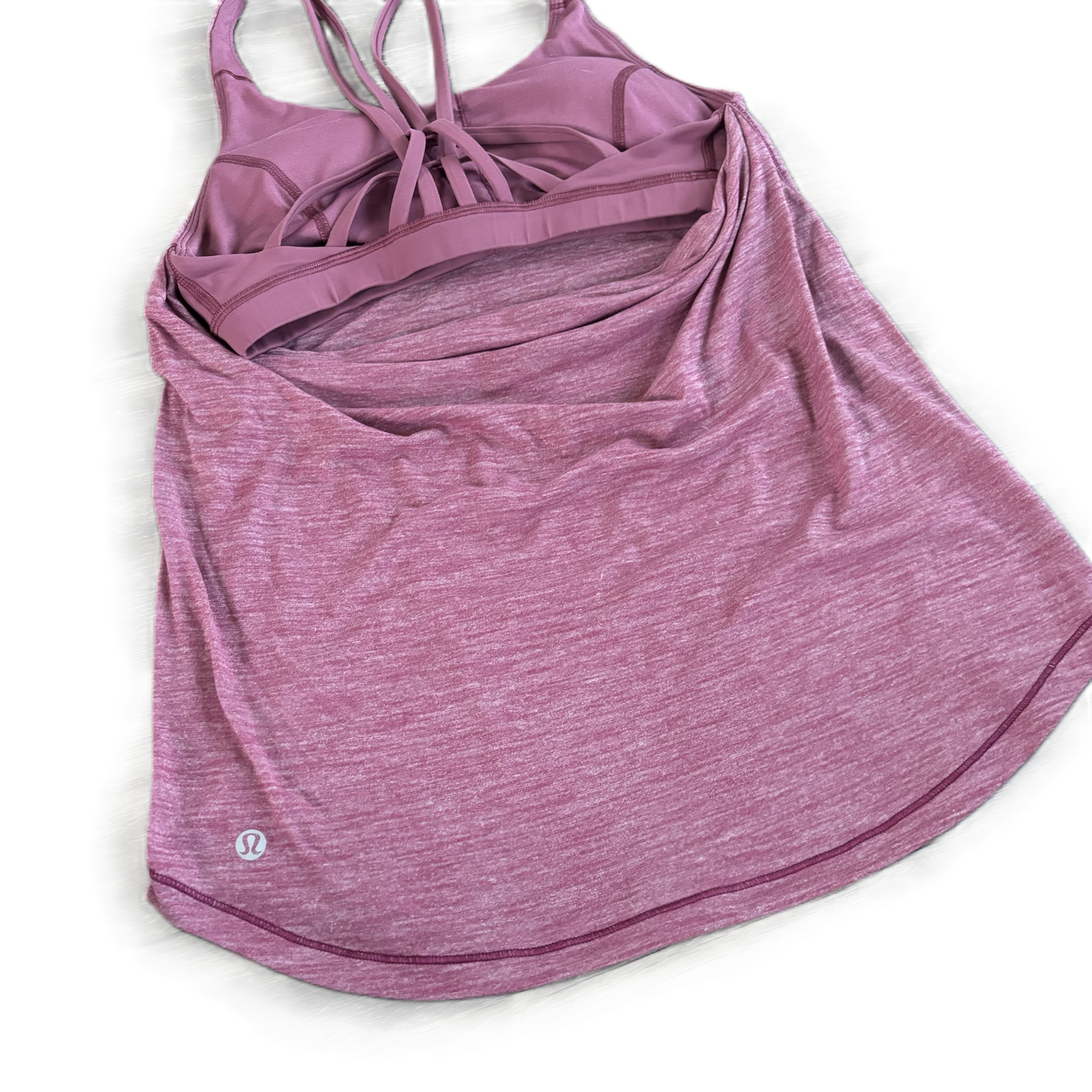 Athletic Top Short Sleeve By Lululemon In Purple, Size: M