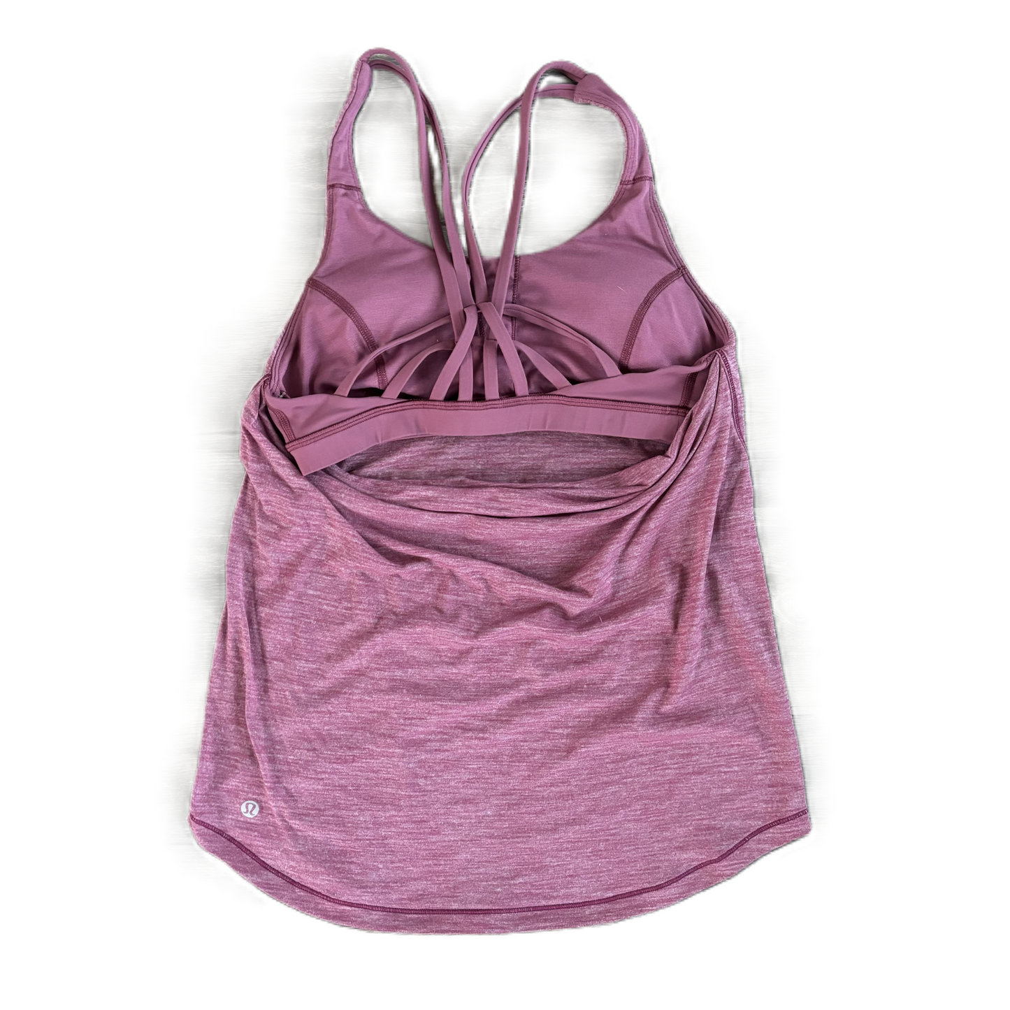 Athletic Top Short Sleeve By Lululemon In Purple, Size: M