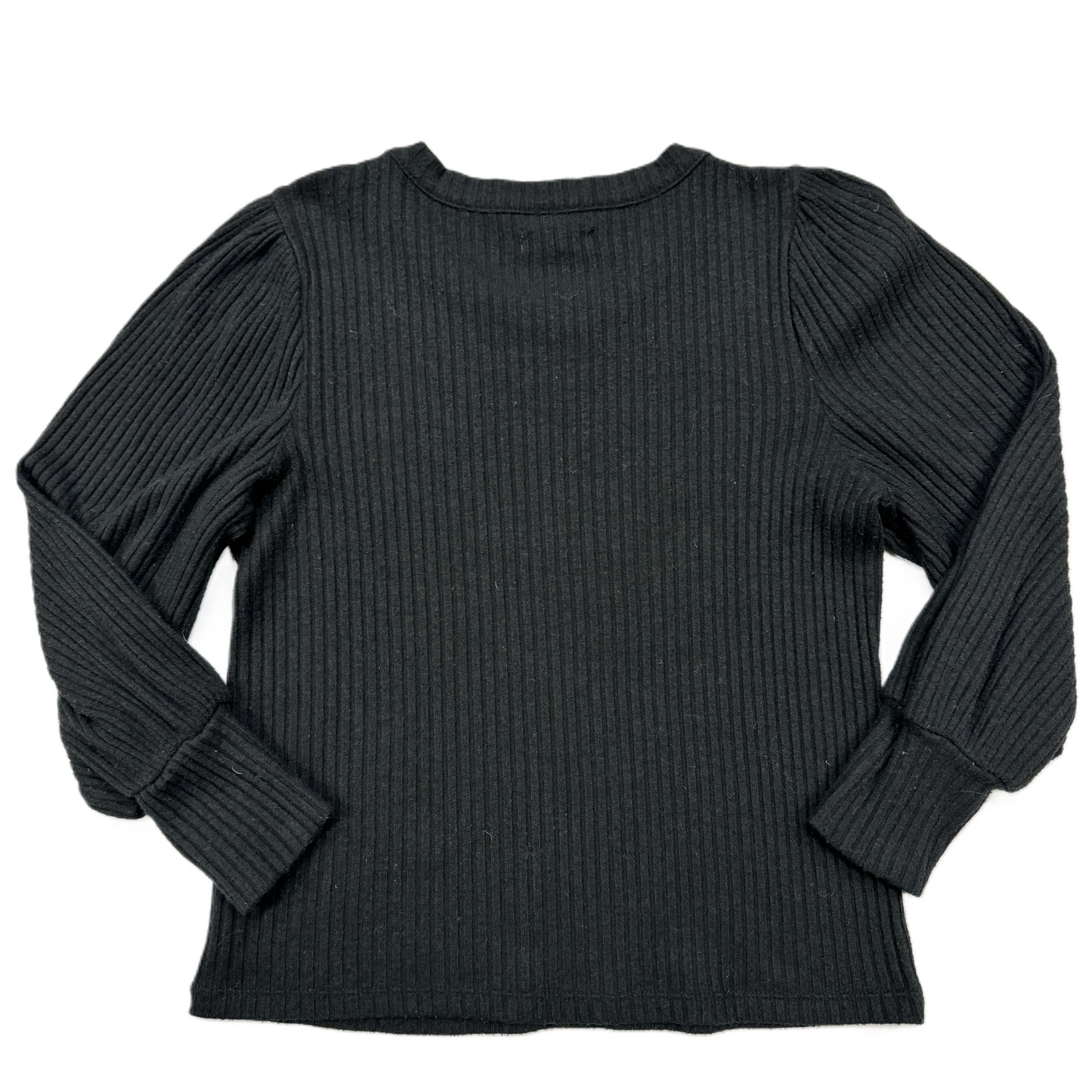 Top Long Sleeve By Madewell In Black, Size: M