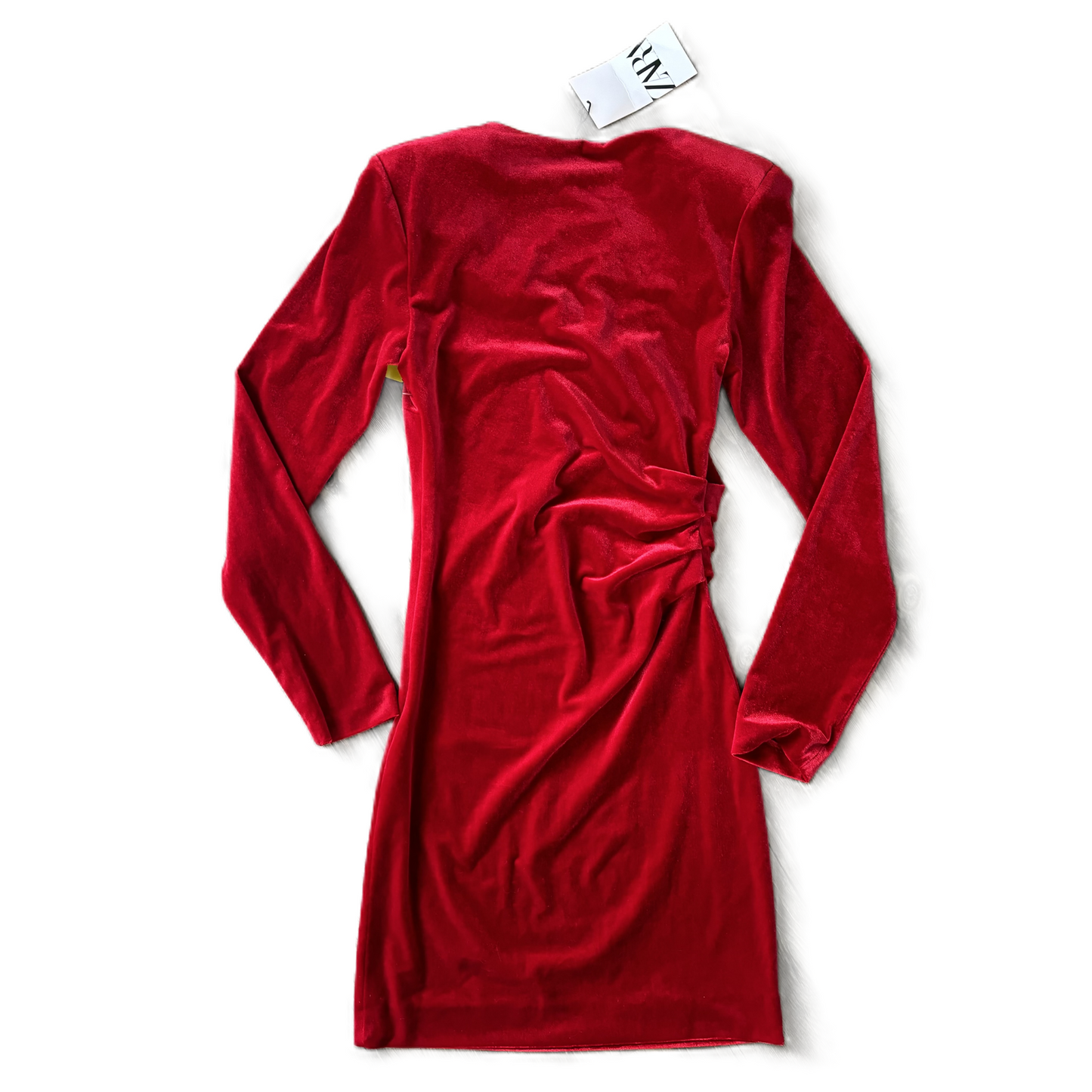 Dress Party Midi By Zara In Red, Size: Xs