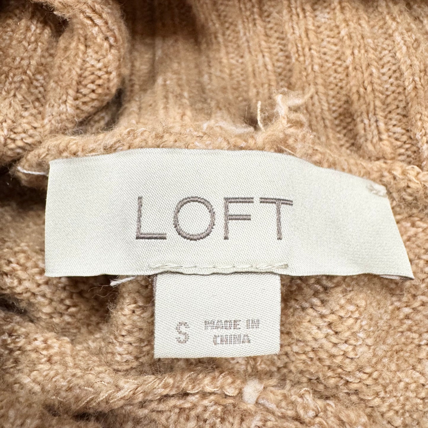 Sweater By Loft In Brown, Size: S