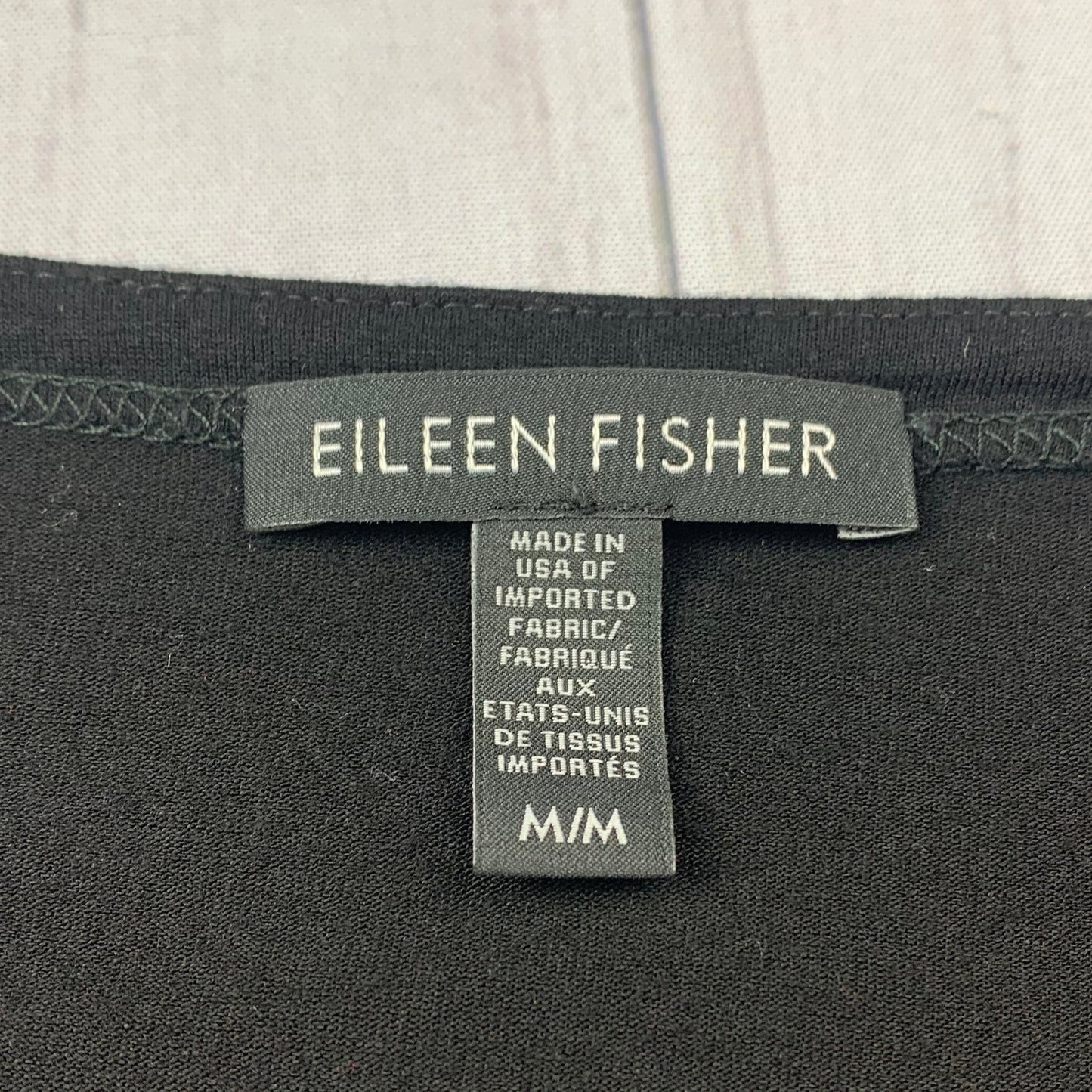 Dress Casual Midi By Eileen Fisher In Black, Size: M