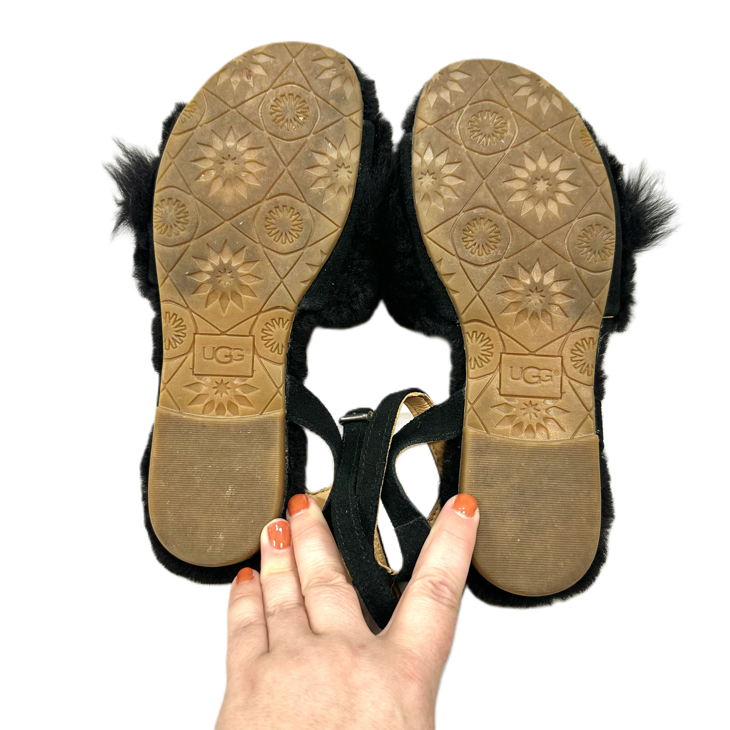 Black Sandals Designer By Ugg Size: 7