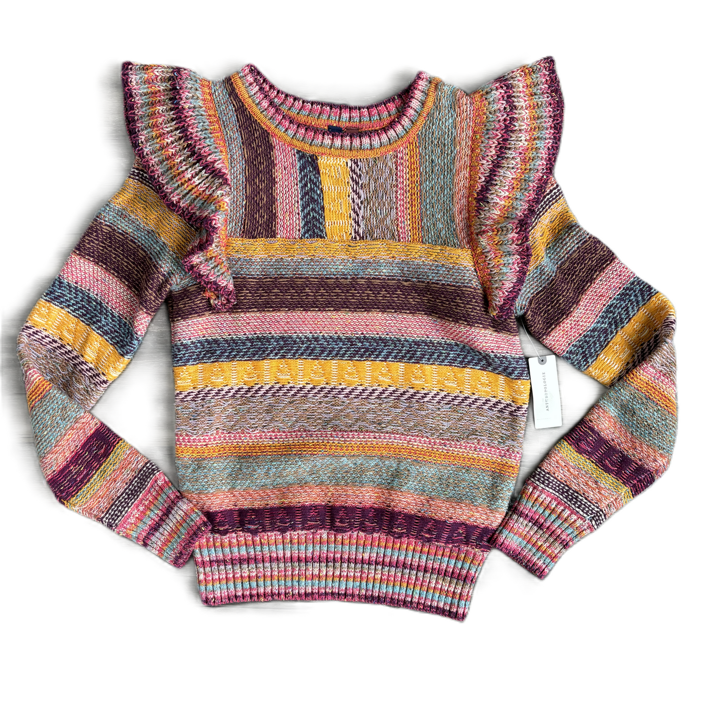 Sweater By Pilcro In Multi-colored, Size: Xs