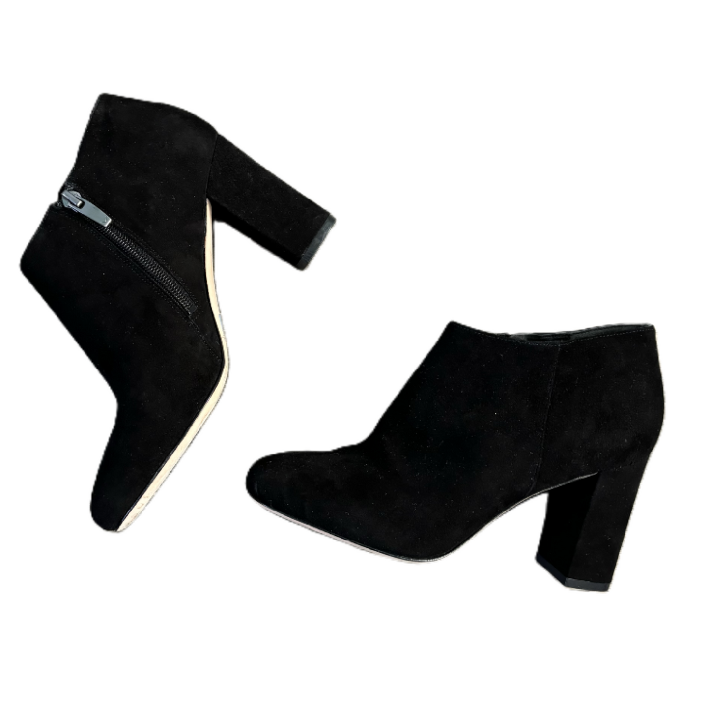 Boots Ankle Heels By Via Spiga In Black, Size: 6.5