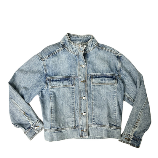 Jacket Denim By Industry In Blue Denim, Size: L